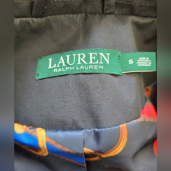 Lauren Ralph Lauren Trench Coat Sz S Navy Trench Coat - Picture 6 of 11